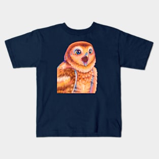 Owl art Kids T-Shirt